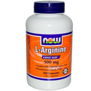 L-Arginine 500 mg 250капс от NOW